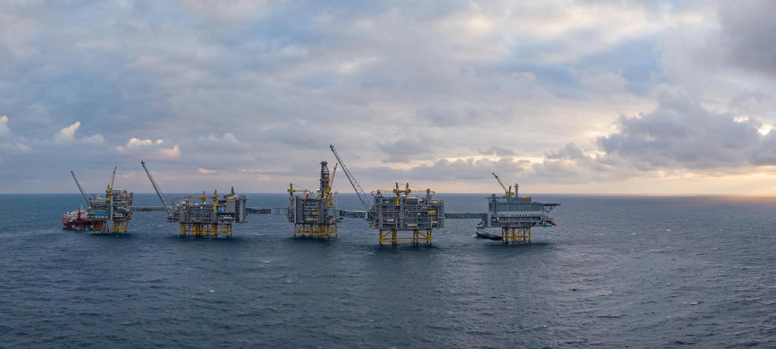 Johan Sverdrup offshore field in the North Sea