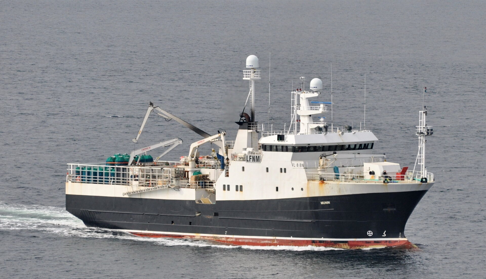 Munin Norwegian factory crab vessel