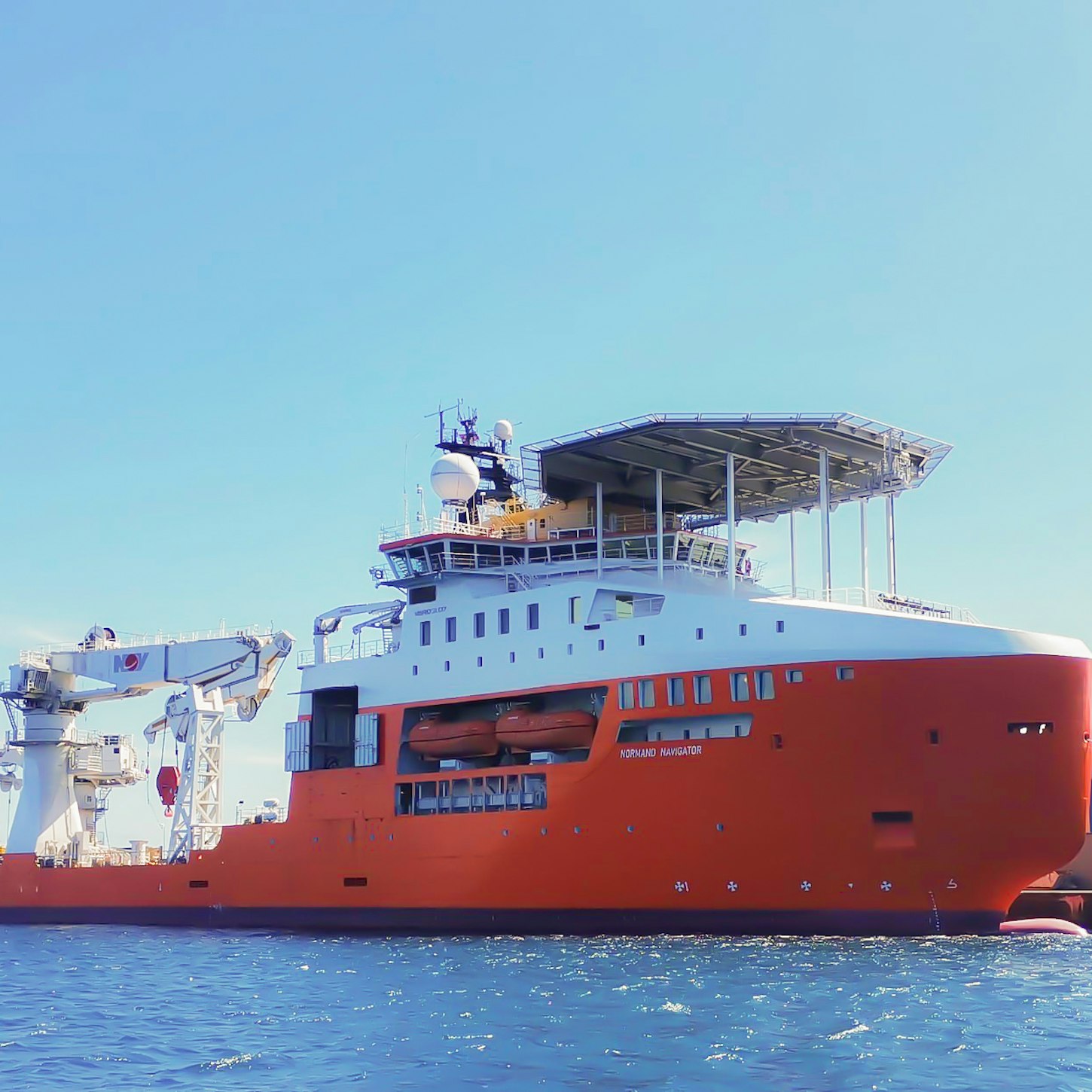 Normand Navigator offshore construction support vessel