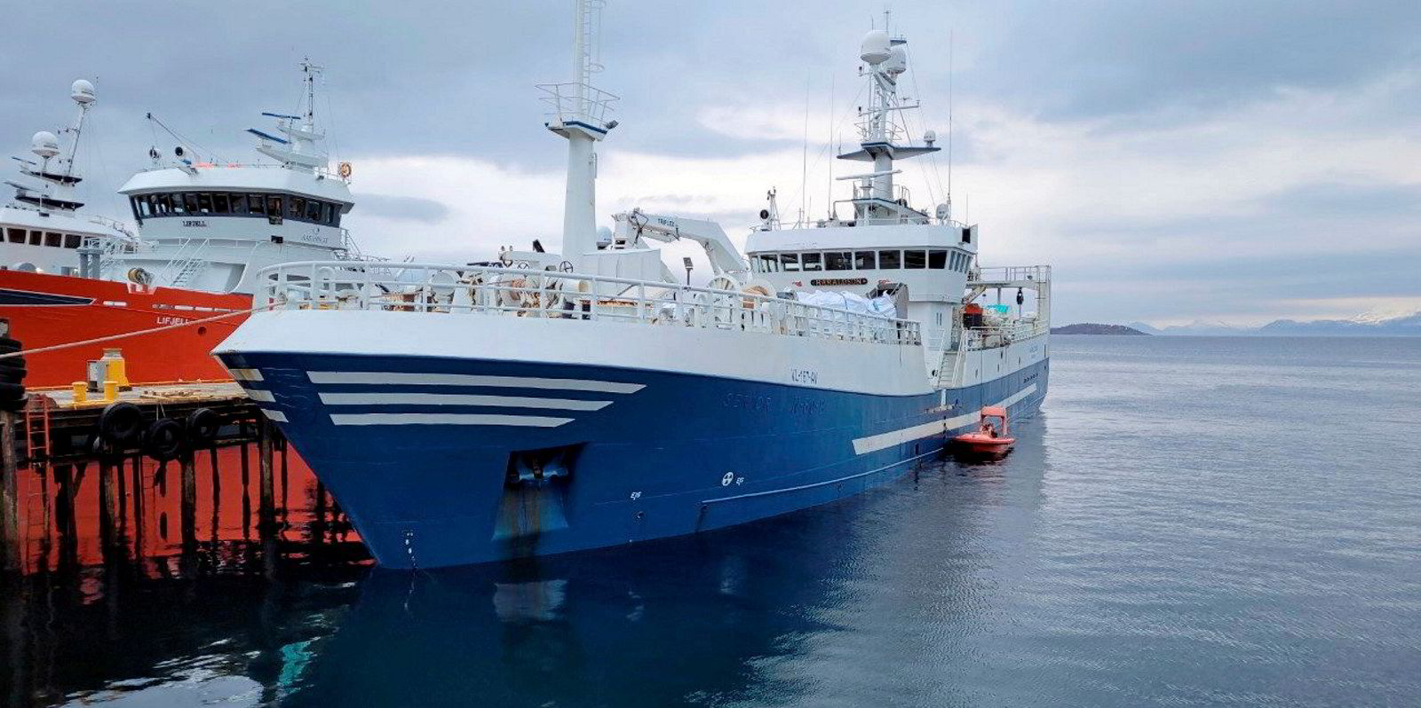 Tromsbas Norwegian snow crab fishing vessel